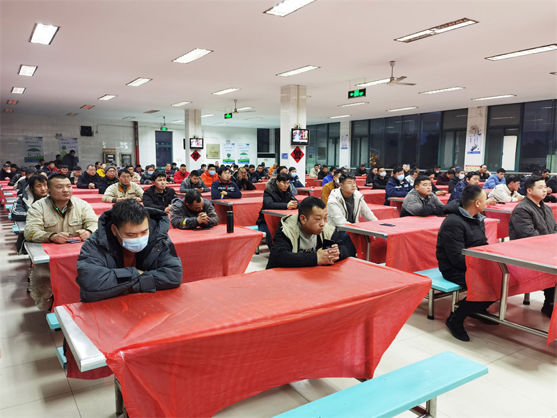 中集安瑞環(huán)科組織2022春節(jié)外地員工  集體年夜飯